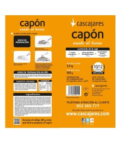 Capón Cascajares Asado